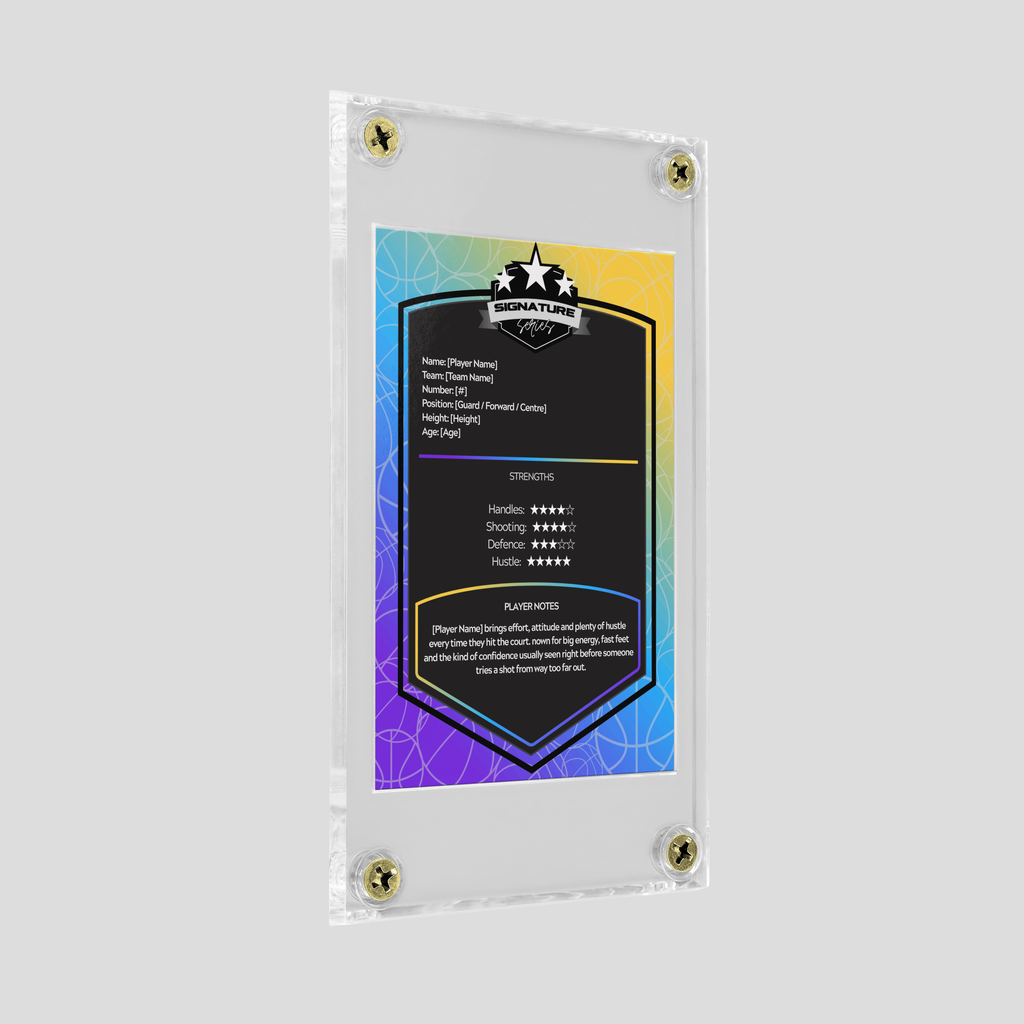 The Signature Series Basketball Card