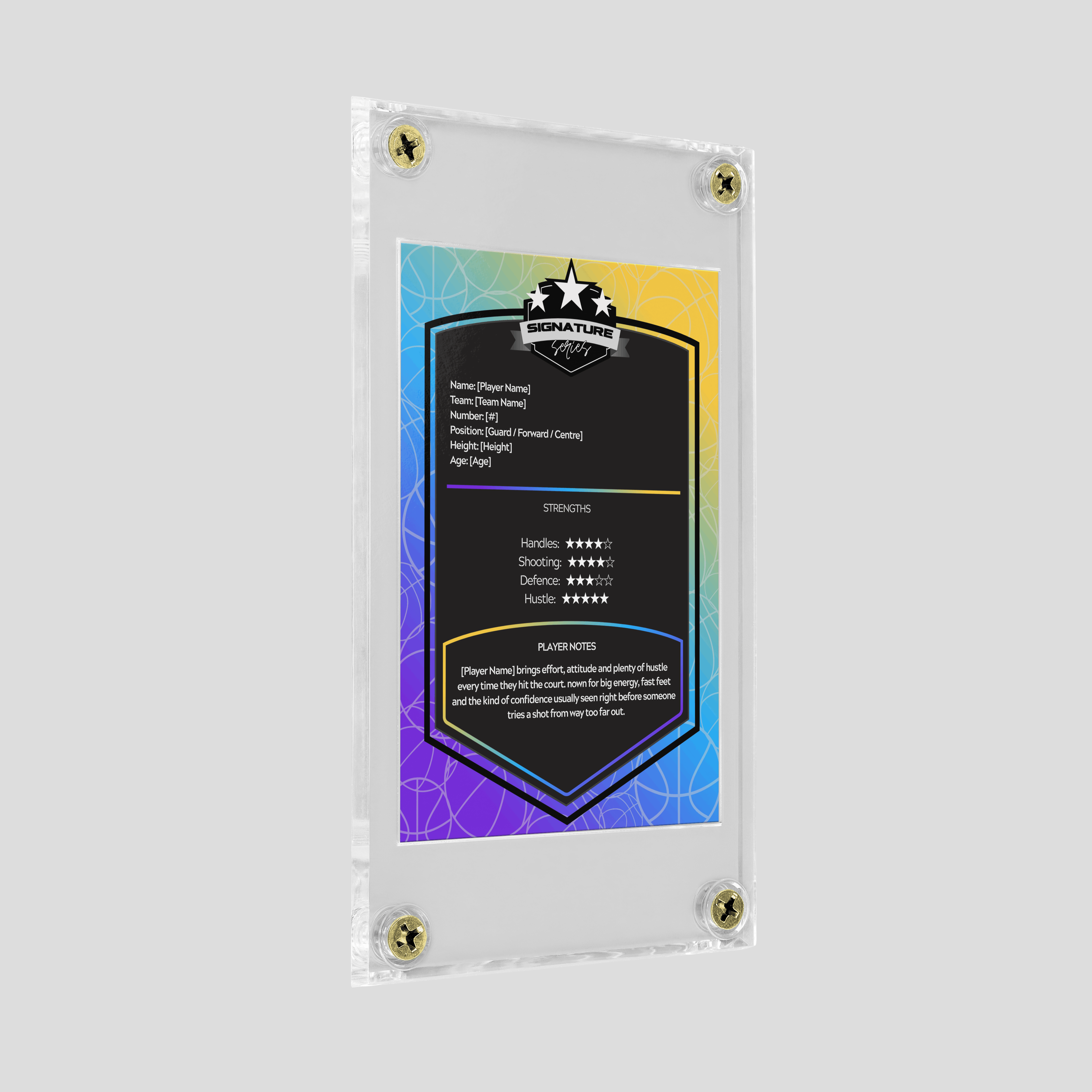 The Signature Series Basketball Card